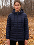 Damen Daunenjacke mit Kapuze | slim-fit, warm & elegant